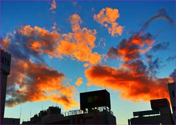 夕暮れ雲