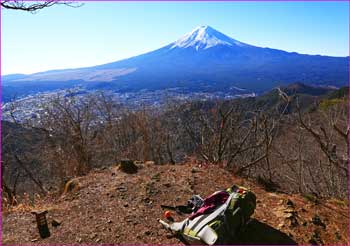 霜山から富士山