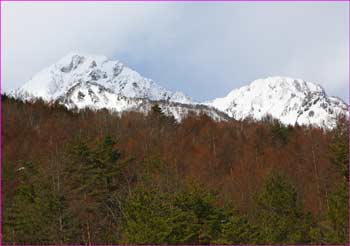 鹿島槍望む