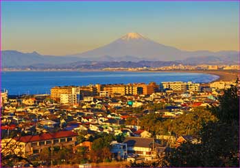 龍口寺から富士山