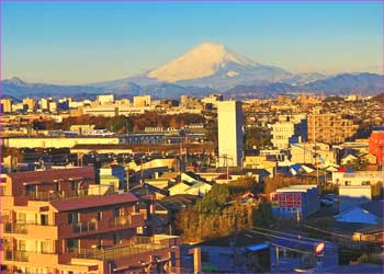 わが家から富士山