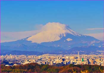 半僧坊から富士山