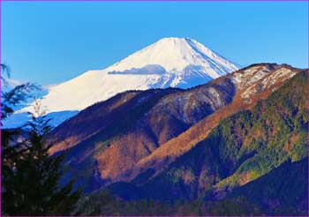 大倉尾根から富士山