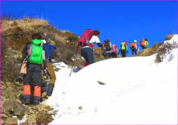 グループ登山者達