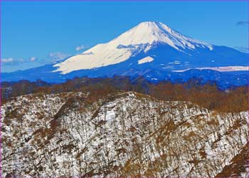 大倉尾根から富士山