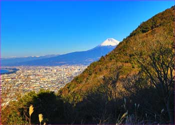 徳倉山に富士山