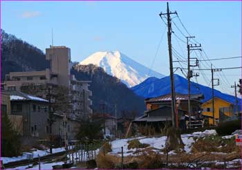 禾生から富士山