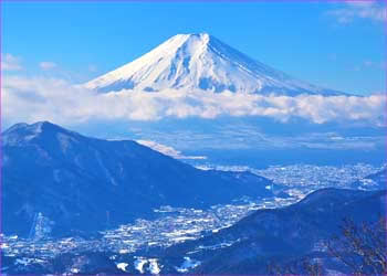 高川山から富士山