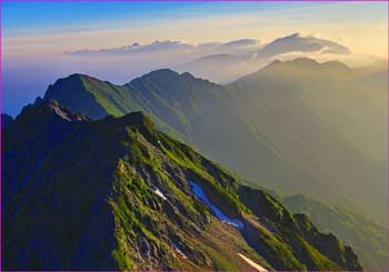 後立山連峰展望