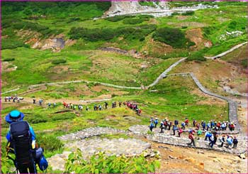 遠足登山が