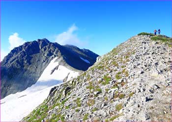 真砂岳から立山