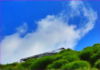 大野山雲わく