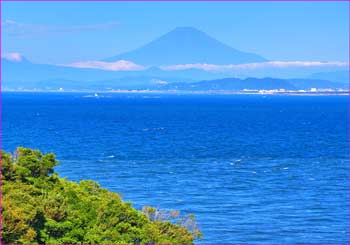 江ノ島から富士山