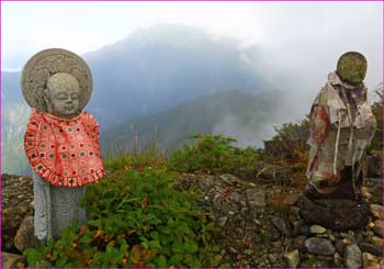 地蔵岳の地蔵さん