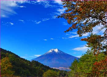 富士山眺めて