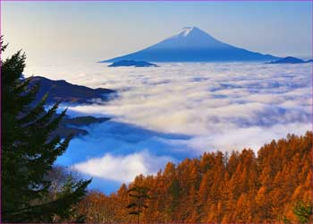 雲海の富士山