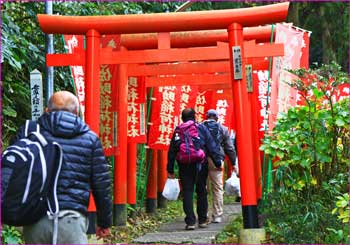 鳥居を