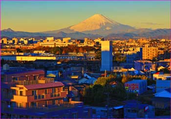 わが家から富士展望