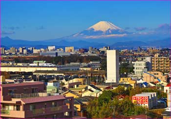 わが家から富士山