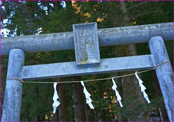 山祗神社鳥居