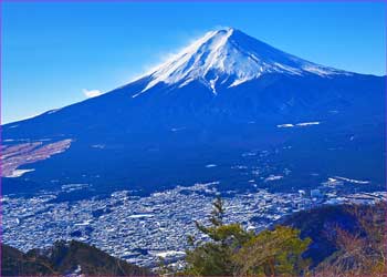 三ツ峠から富士山