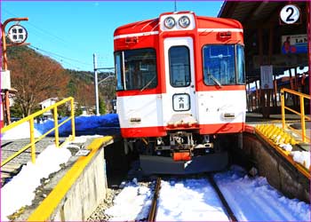 河口湖駅電車