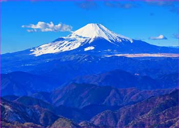 塔ノ岳から富士山