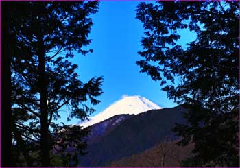 堀山から富士山