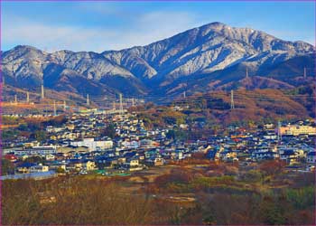 雪明けの大山展望