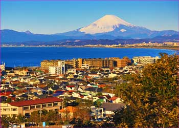 龍口寺から富士山