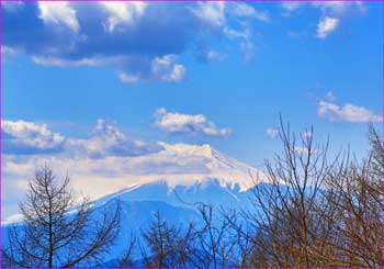 扇山から富士山