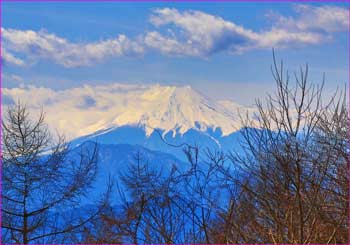 扇山から富士山展望