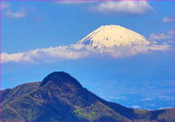 明神ヶ岳から富士山