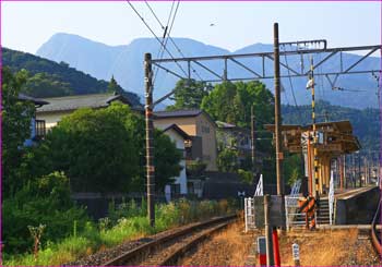 足柄駅から金時山