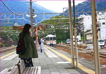 山北駅ホーム