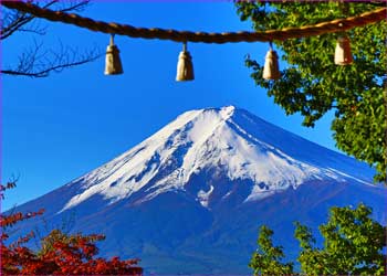 浅間神社の富士山