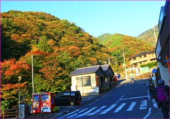 大山ケーブル駅にて