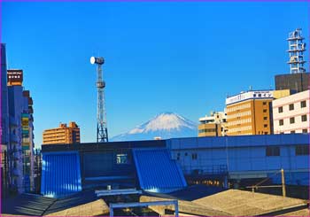 藤沢駅の富士