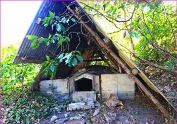 炭焼き小屋