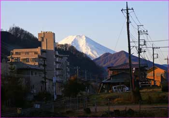 禾生から富士山