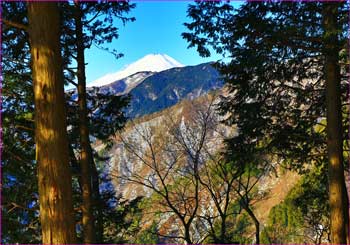 堀山から富士山