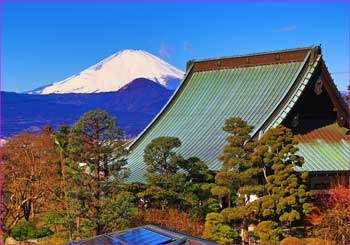 瑞雲寺の富士山