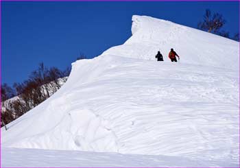 登山者が