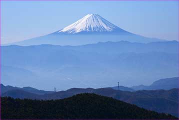 金峰山から富士山