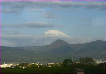 御殿場線から富士山