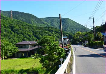 県道用沢付近