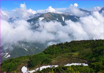 雪倉岳方面