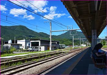 猿橋駅ホーム