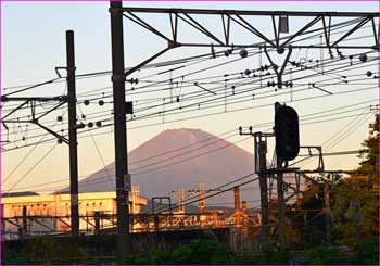 国府津から富士山