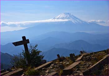 塔ノ岳から富士山